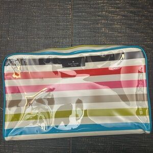 Kate Spade Colorful Striped Cosmetic Case